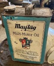 MAYTAG motor oil can
