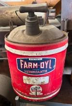 Antique Farm Oyl can