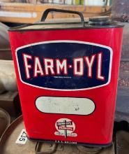 Antique Farm Oyl can