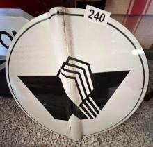 Vintage Wicks building 16inch sign