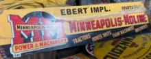 Orginal EBERT IMPL SPARTA WI. Minneapolis-Moline porcelain sign