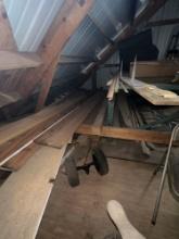 HUGE LOT OF lumber , and beams
