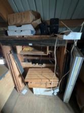 miscellaneous garden parts, spindles, speakers