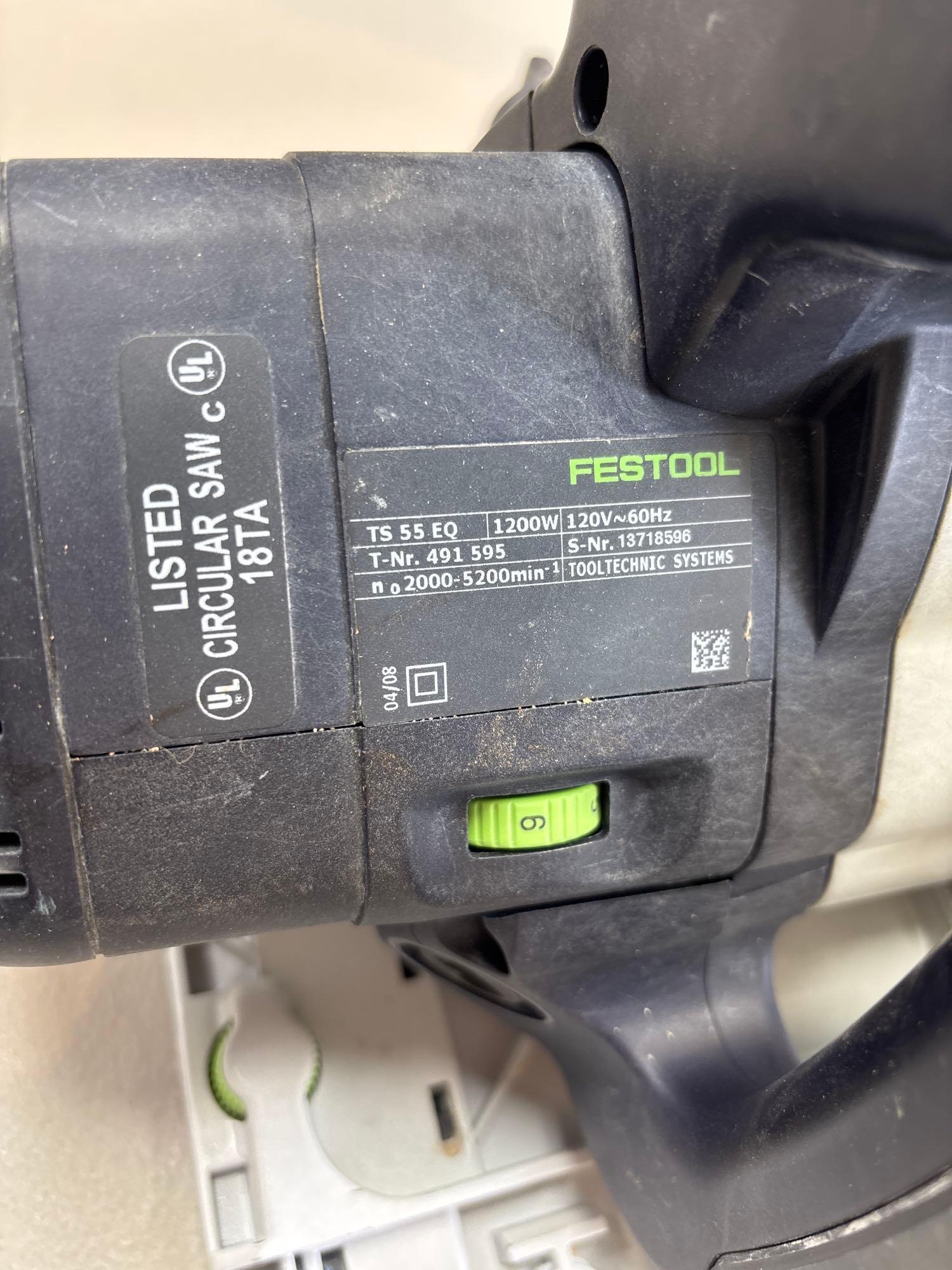 Festool-Circular SawTS 55 EQ, FS-Sys/2 accessories set, straight cut & more