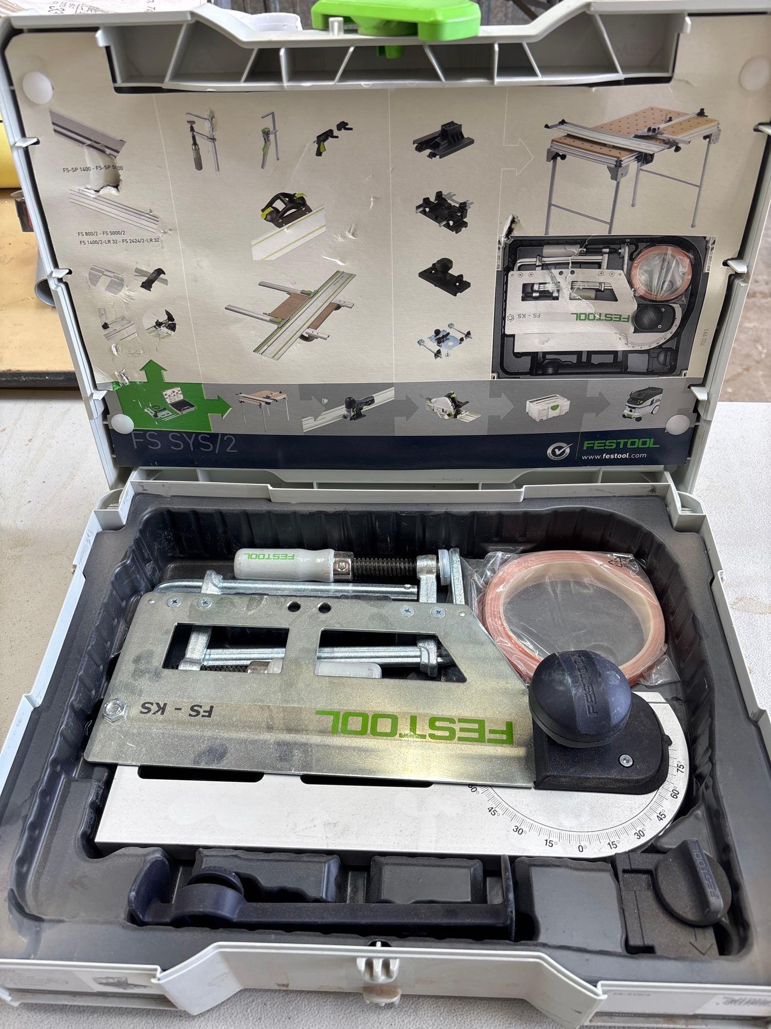 Festool-Circular SawTS 55 EQ, FS-Sys/2 accessories set, straight cut & more