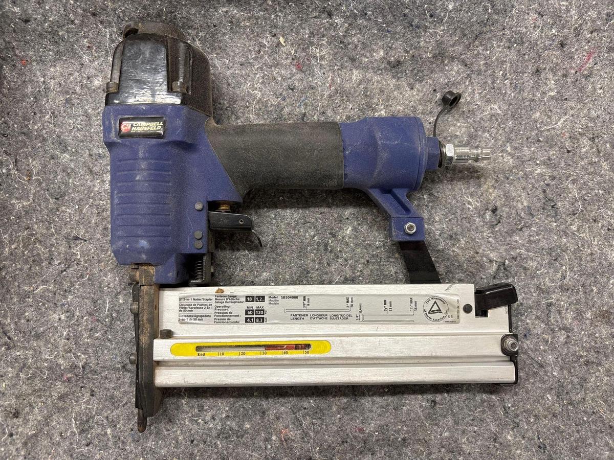 Campbell Hausfeld 18 gauge nailer stapler