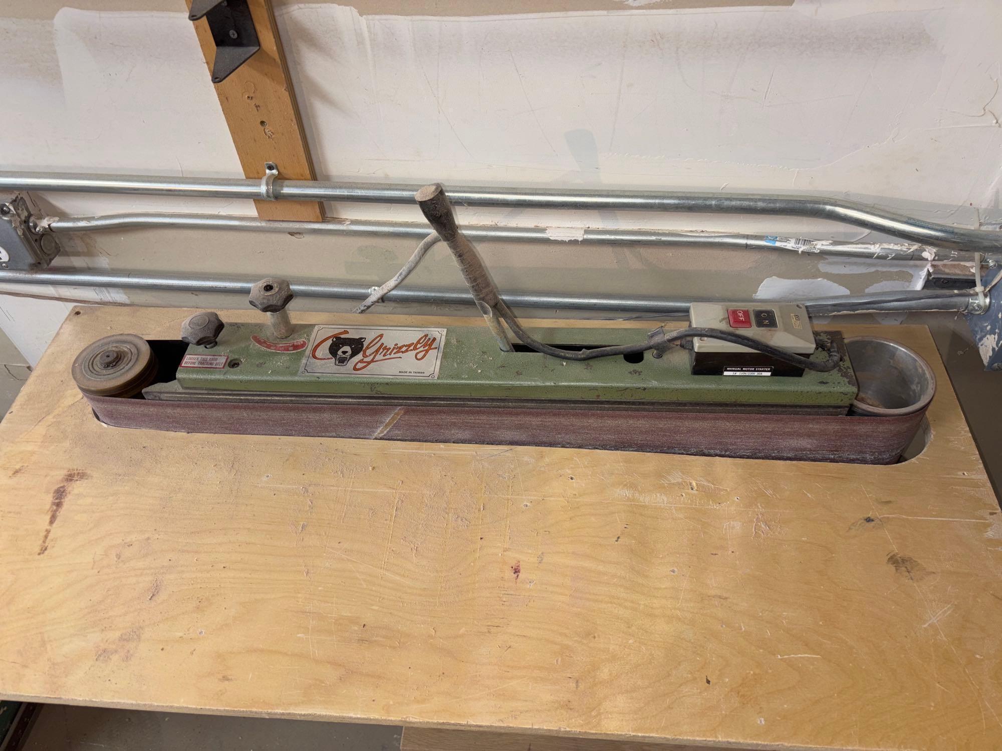 Grizzly Edge sander & wood for cutting boards