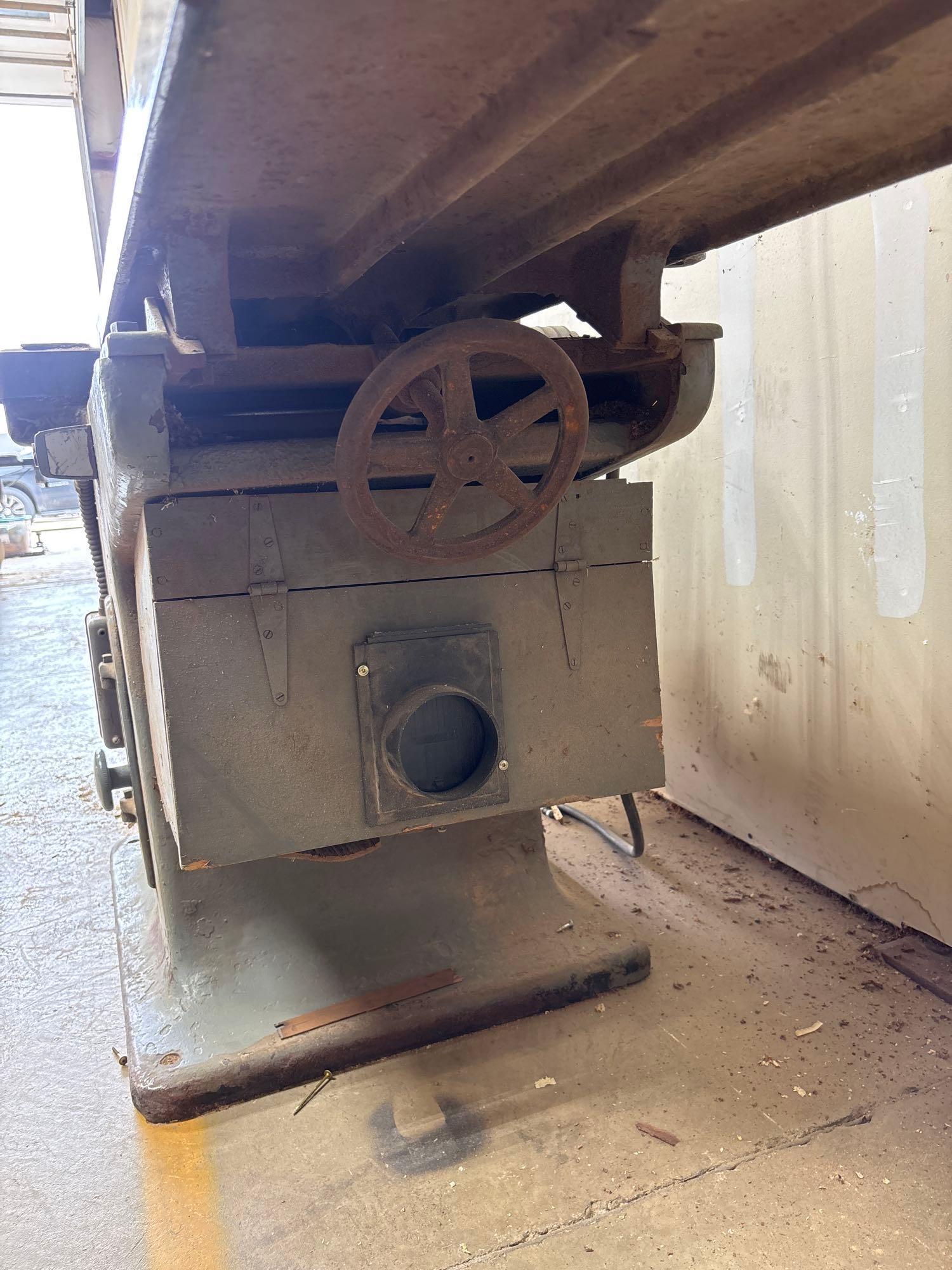 JA Fay 16 inch Jointer 3hp 115/230volts