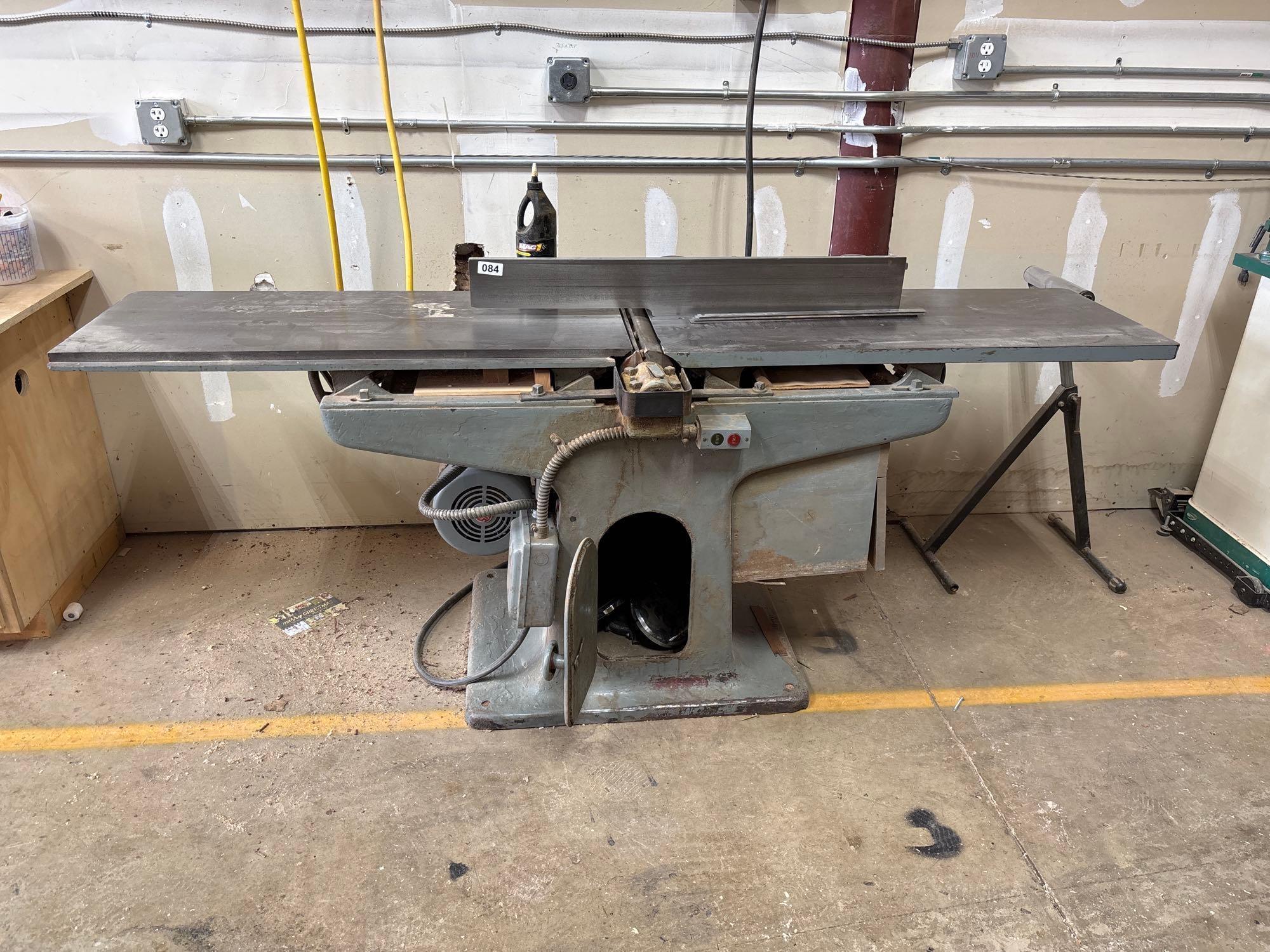 JA Fay 16 inch Jointer 3hp 115/230volts