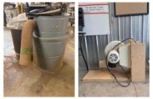 JET dust collector with dust dog