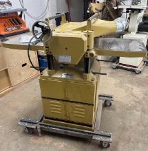 Powermatic 15HH Planer stock number 1791213 is a planer with a helical cutterhead that provides a