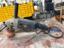 Bosch angle grinder with drum sander, tool box and drums sanders