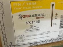 GRK Fasteners 8x3 1/8 2500 qty