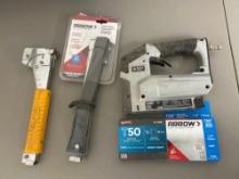 Arrow Hammer Tacker and Porter Cable slap staplers