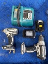 Makita Fast Charger & rechargeable battery & drills
