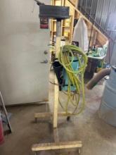 Stand with Air hose and pressure tank