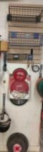 baskets, helmet & saw blades
