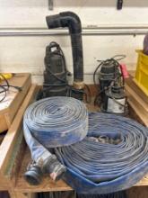 Sump pump and hoses