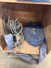 Sump pump and hoses