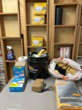 Light bulbs, magic erasers, microfiber cloths. plus