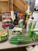 Cleaning supplies, plus