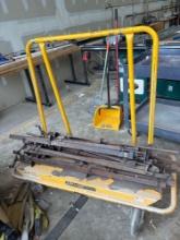 Drywall Cart & metal clamps