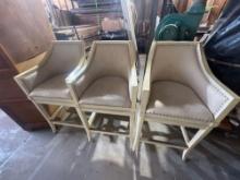 3 bar height bar stools