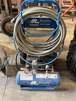 Marshalltown Duoflex model HC125A air compressor with hopper