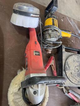 Vaper polisher/sander / jumper cables and hammer drill
