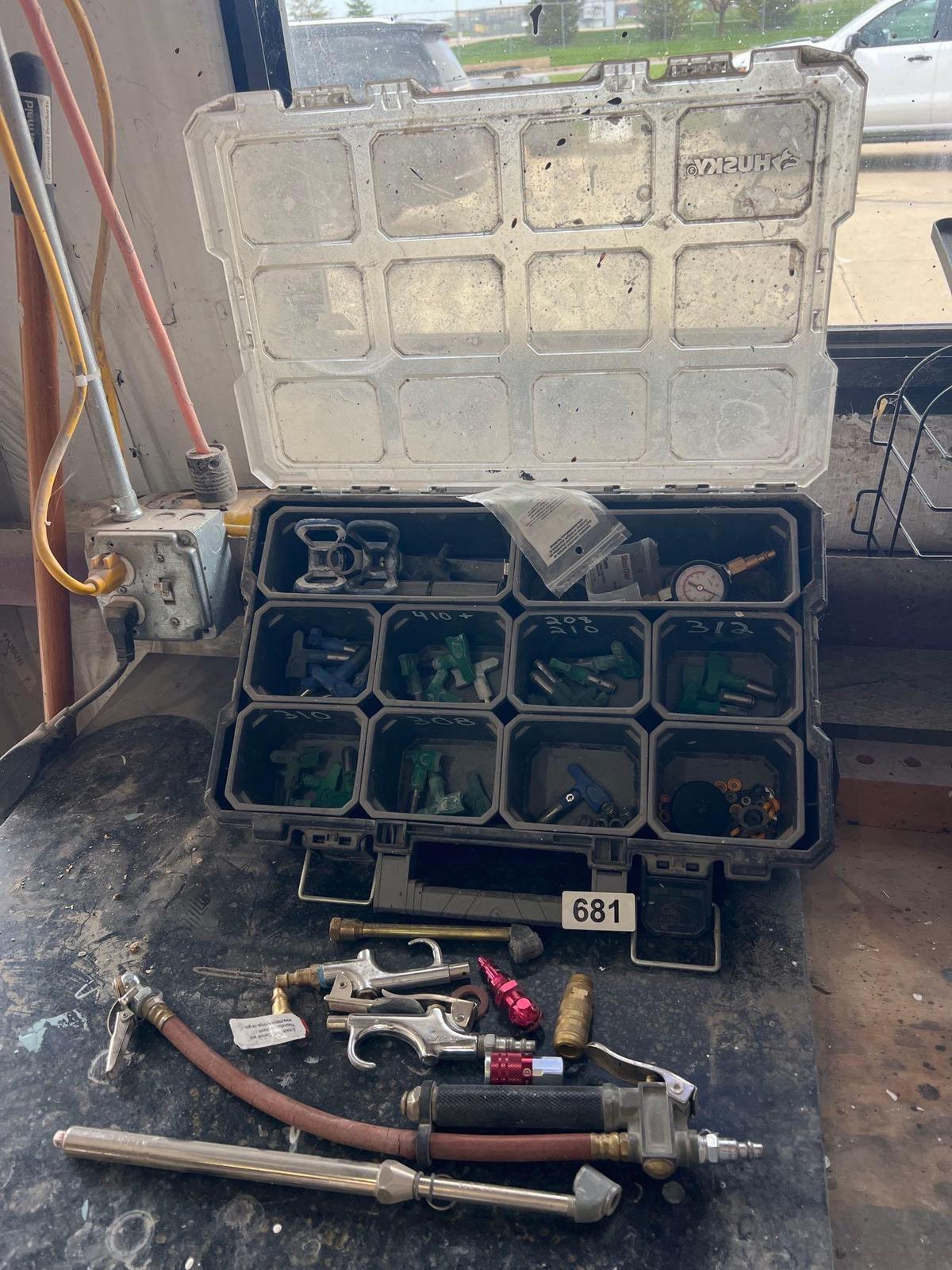 Paint Nozzles, air compressors attachments