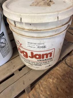Log Jam - Chinking, plus cleaner various qualities in buckets