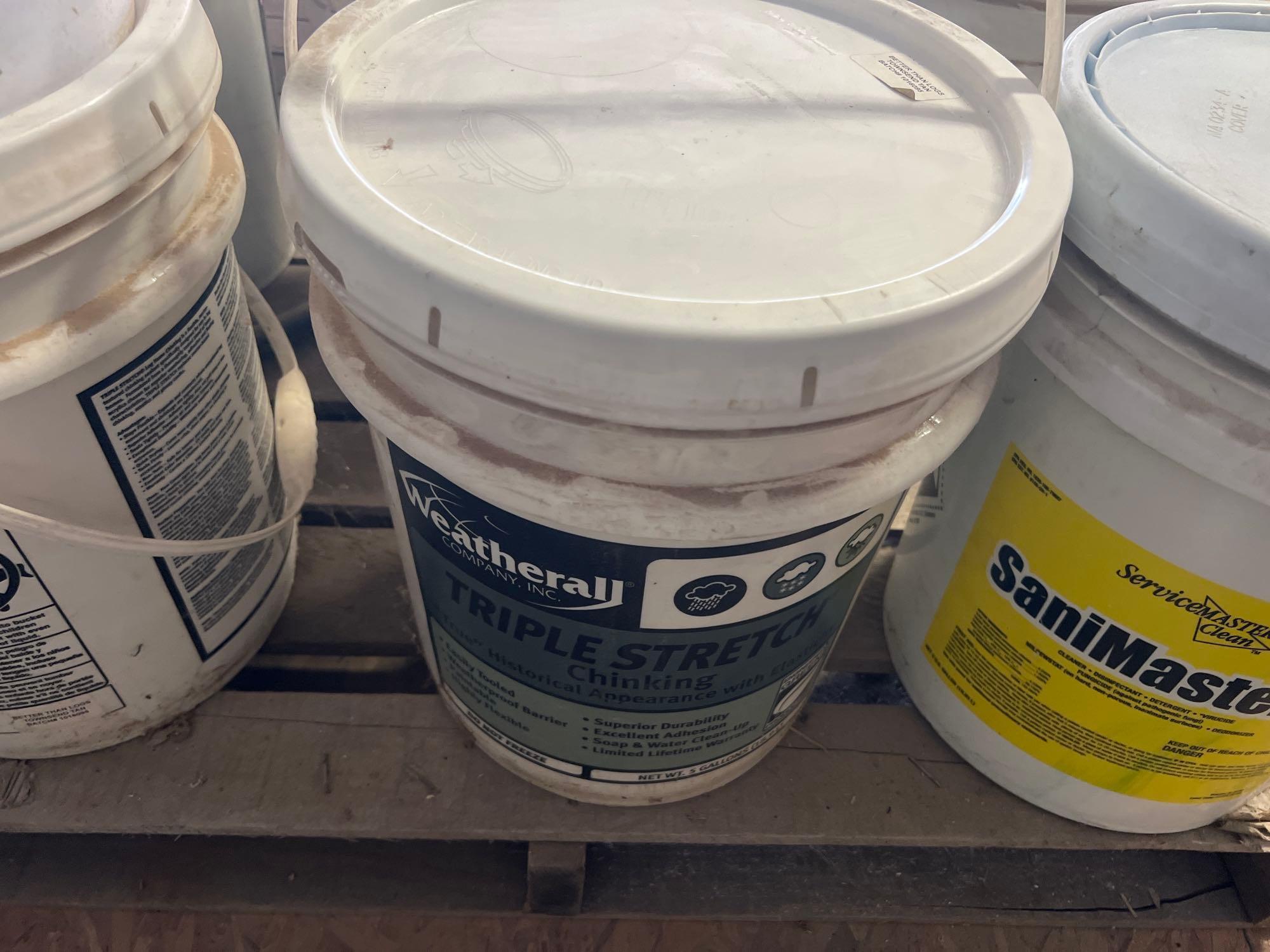 Log Jam - Chinking, plus cleaner various qualities in buckets