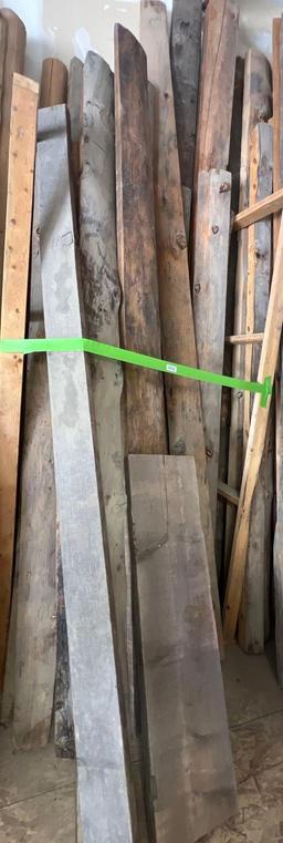 13 foot x 8 approx Antique Slabs approx 30 boards