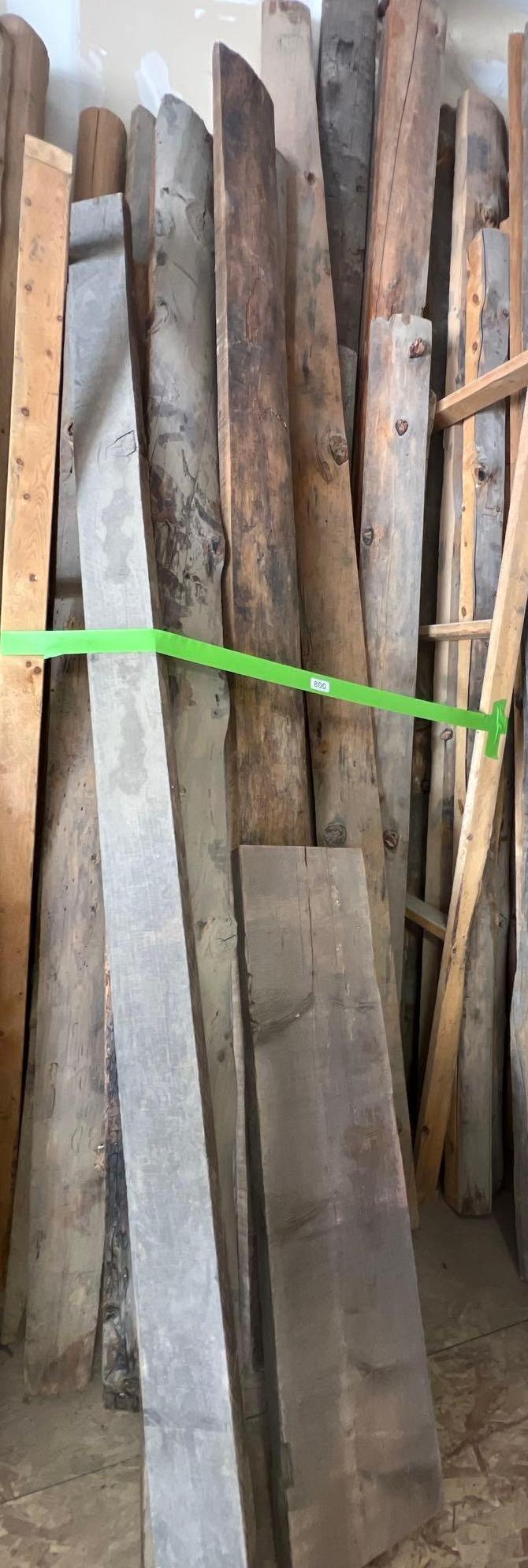 13 foot x 8 approx Antique Slabs approx 30 boards