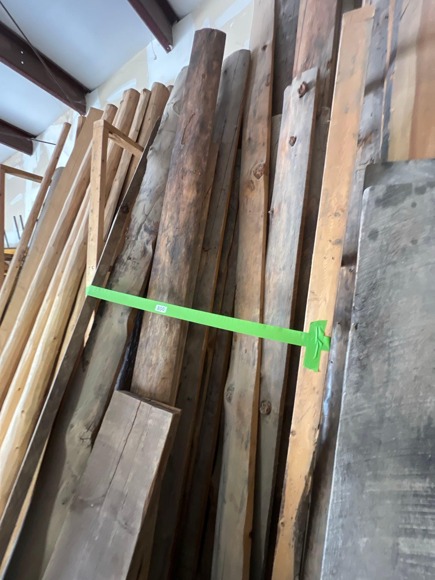 13 foot x 8 approx Antique Slabs approx 30 boards