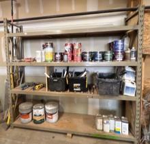 Heavy duty racking contents not included