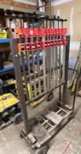 Wood clamp cart with clamps shown (11)