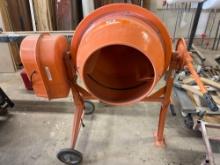 Central machinery, 3 1/2 ft. cement mixer