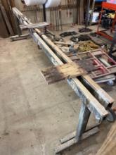 Rolling saw horse/drying table 12ft
