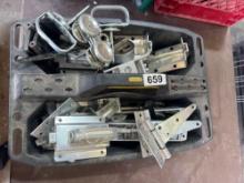 Tote of latches and hinges