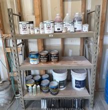 53 inch wide shelf with contents- various quantities