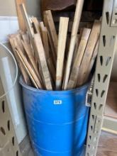Lat in large bucket