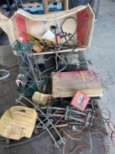 American Flyer train parts and controller
