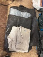 Large tarp and drop clothes