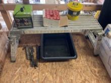 2 foot adjustable stand scaffolding, spline. lamps plus