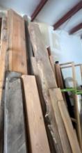 Wood planks- approx 30 - some live edge, mostly pine