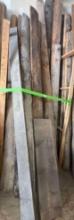 13 foot x 8 approx Antique Slabs approx 30 boards