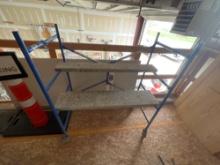 Werner 4ft tall scaffolding on wheels