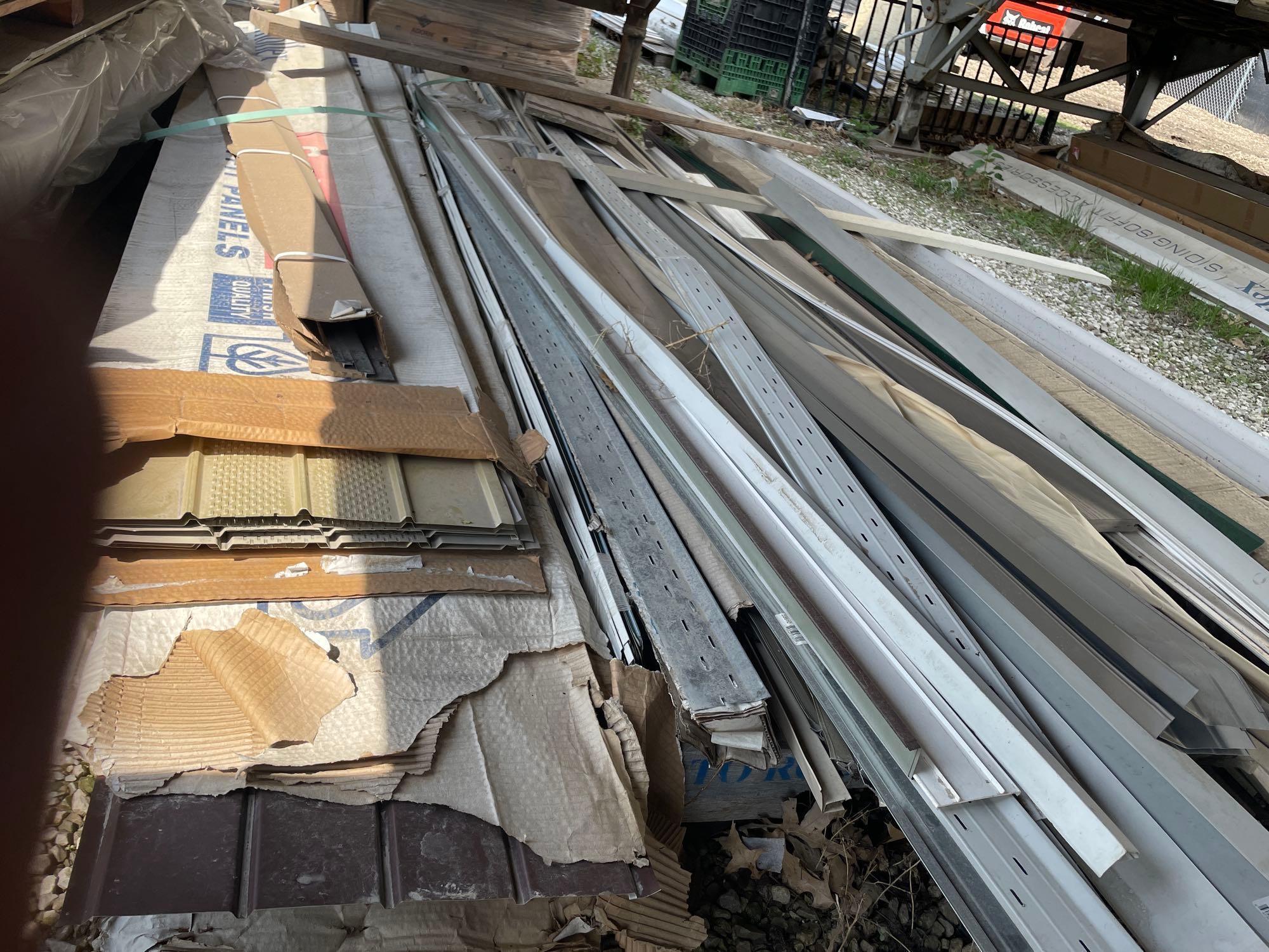 One pallet with soffit siding and more