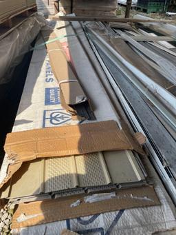 One pallet with soffit siding and more